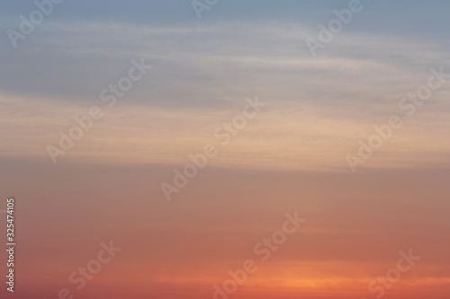 view on clouds in sky at sunrise