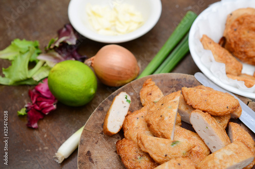 Fishcake food cuisine