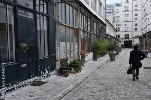 Paris, Montparnasse, bâtiment, rues, théâtre, passage du Caire, rue Montorgueil, Beaubourg,  photo
