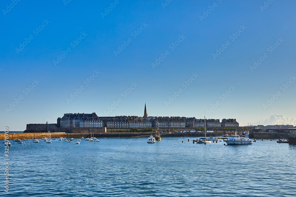 St Malo from the sea St Malo from the sea