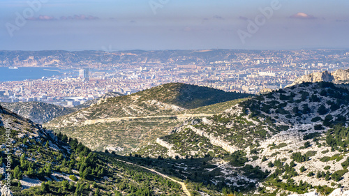Photos Vue sur Marseille depuis crête de l'Estret