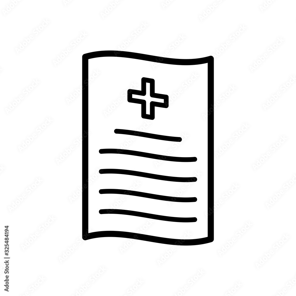 medical recipe icon design vector template medical recipe icon design vector template