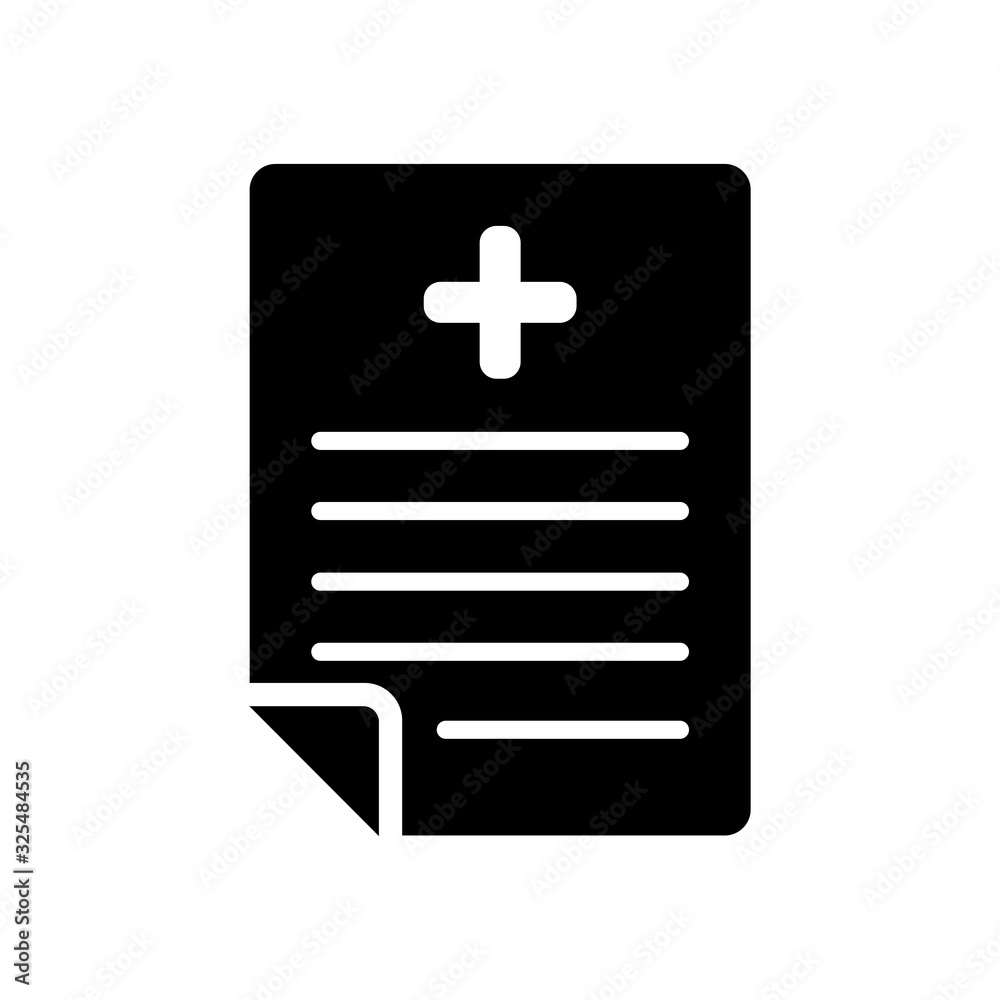 medical recipe icon design vector template medical recipe icon design vector template