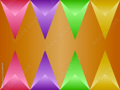 very delicate background of even colored triangles