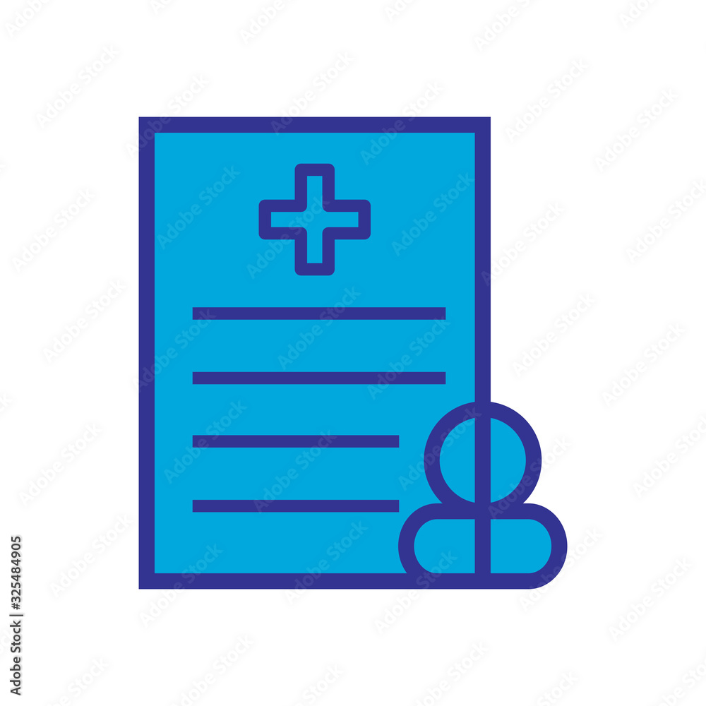 medical recipe icon design vector template medical recipe icon design vector template