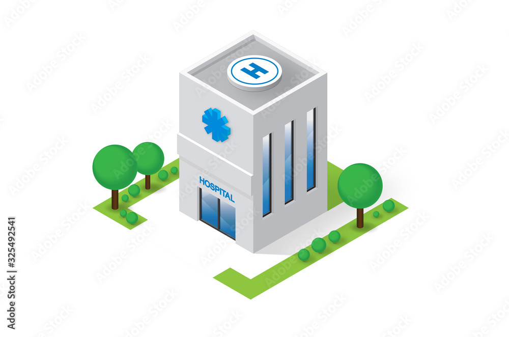 Isometric building Isometric building