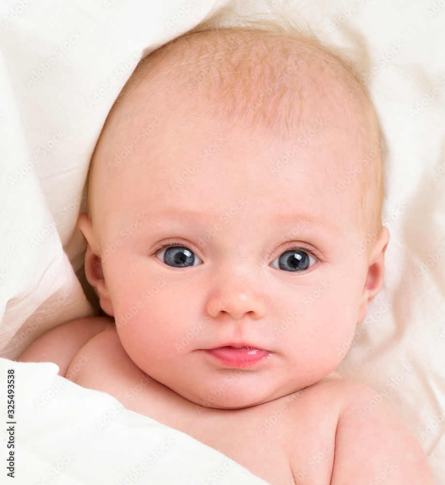 Portrait of a beautiful smiling baby. One. Portrait of a beautiful smiling baby. One.