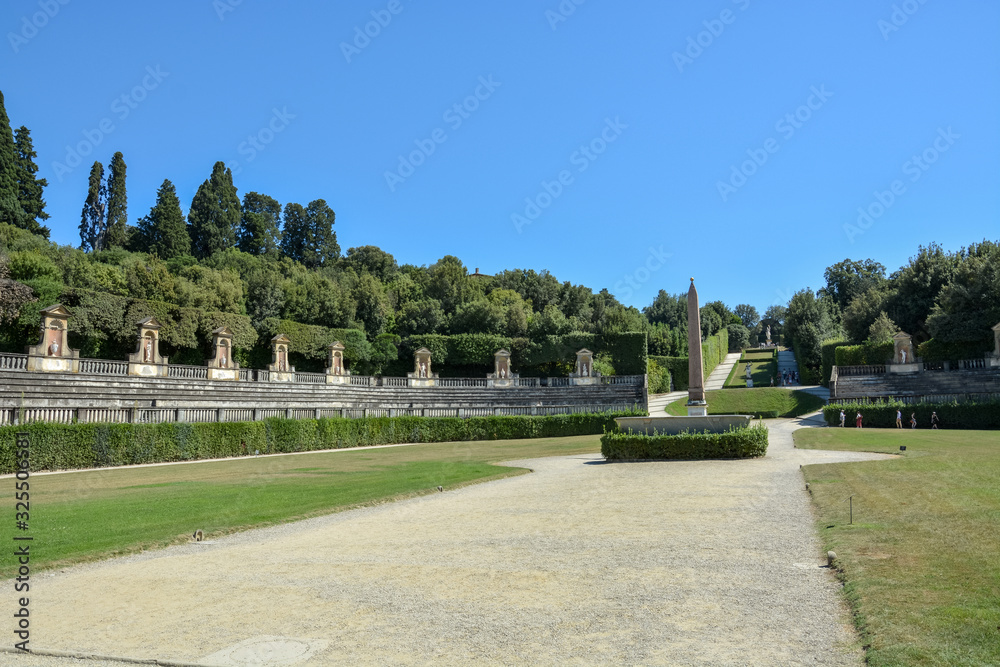 Fototapeta premium The garden giardino di Boboli in Florence