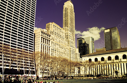 Bryant park in New York, USA