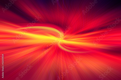 Abstract Twisted Light Fibers Effect