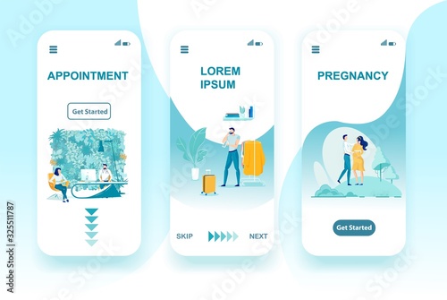 Family Healthcare, Chore, Pregnancy Mobile App Set