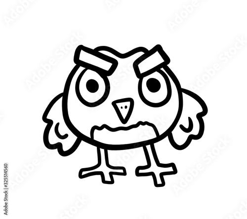 Stylized Owl Doodle