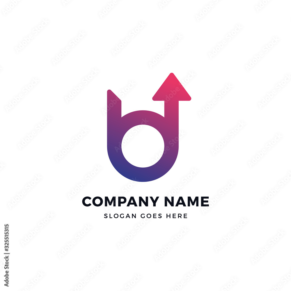 Creative Devil Arrow Vector logo icon design template. Abstract logotype concept element sign shape Creative Devil Arrow Vector logo icon design template. Abstract logotype concept element sign shape