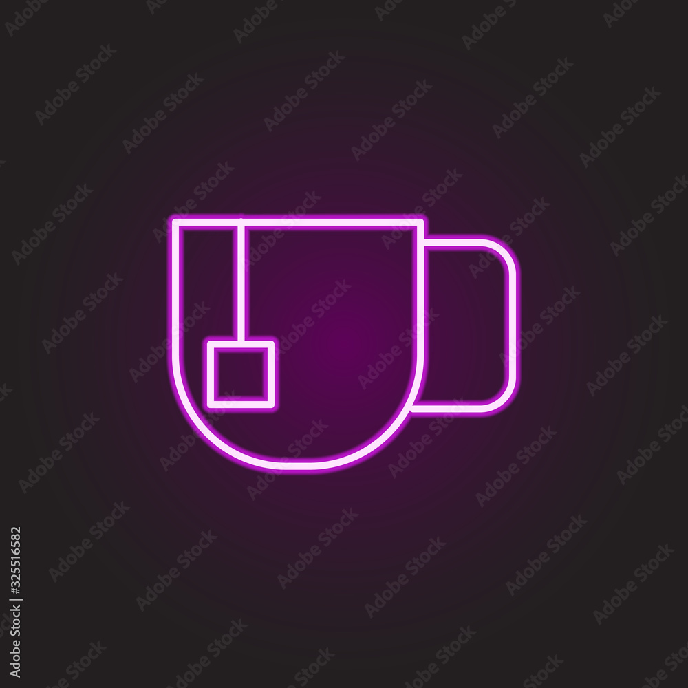 Scooter, delivery neon style icon. Simple thin line, outline vector of food and drink icons for ui and ux, website or mobile application Scooter, delivery neon style icon. Simple thin line, outline vector of food and drink icons for ui and ux, website or mobile application
