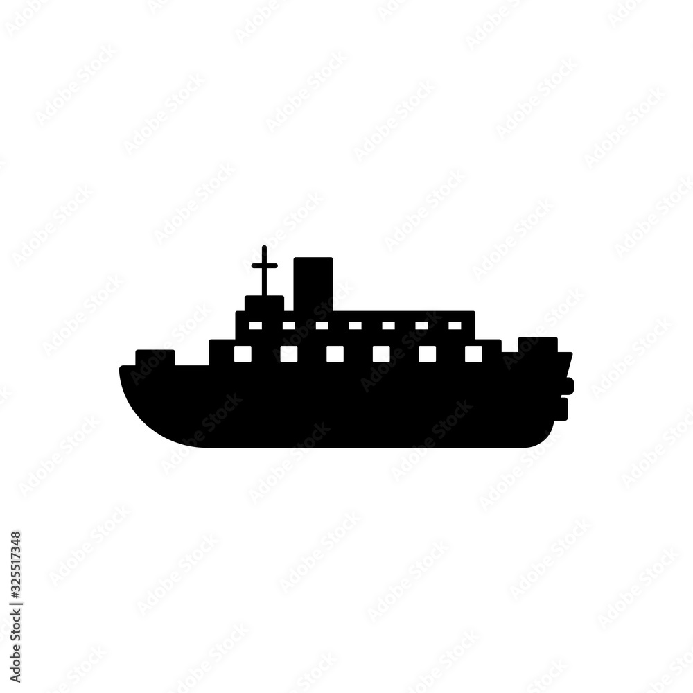 Water transport, ship icon. Simple vector boat icons for ui and ux, website or mobile application Water transport, ship icon. Simple vector boat icons for ui and ux, website or mobile application