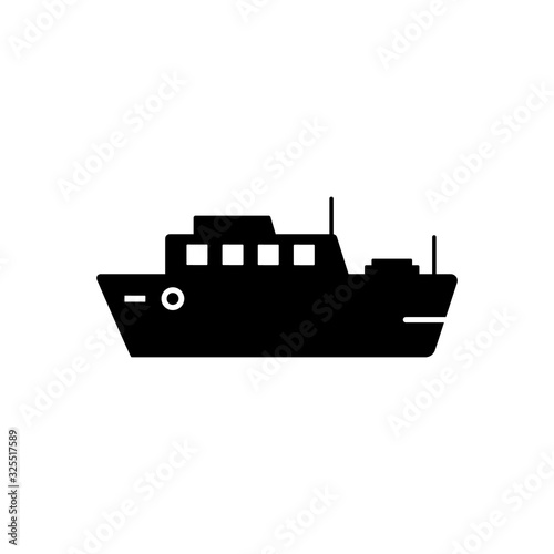 Water transport, ship icon. Simple vector boat icons for ui and ux, website or mobile application