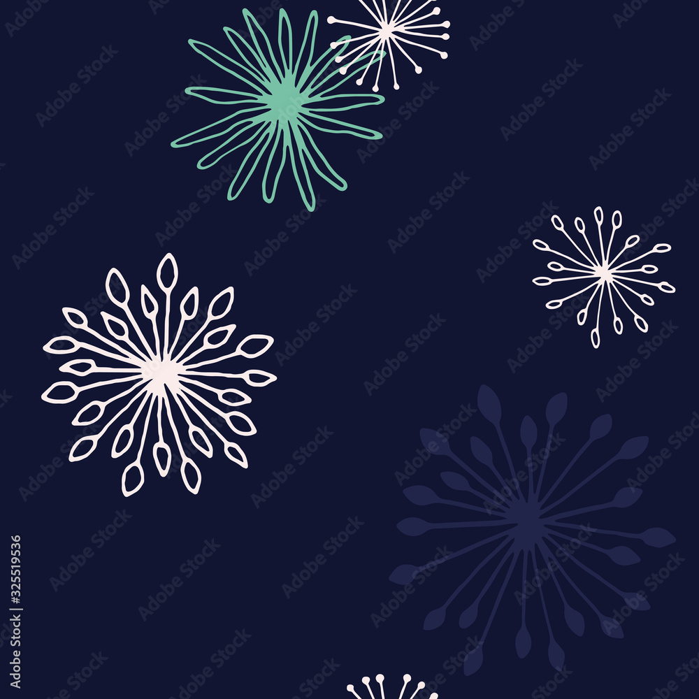Romantic seamless vector floral pattern Romantic seamless vector floral pattern