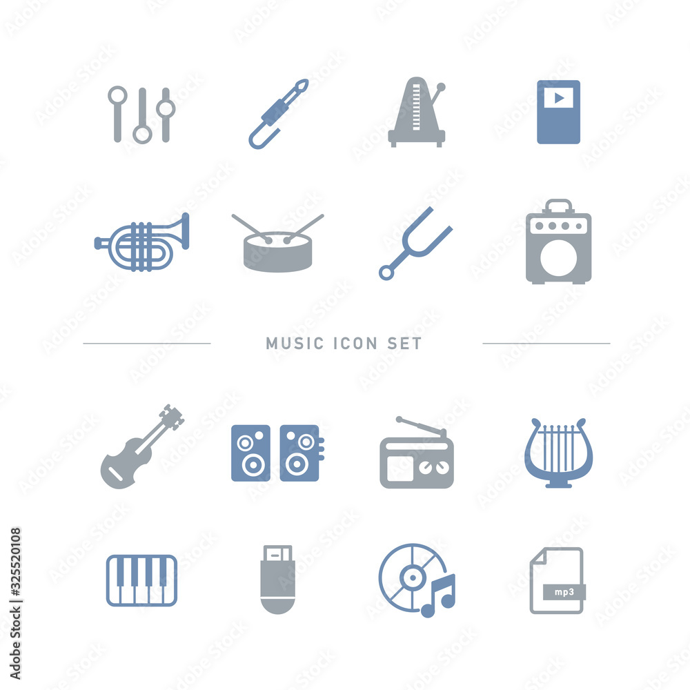 MUSIC ICON SET MUSIC ICON SET