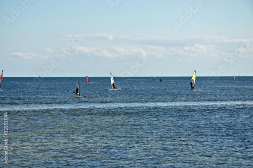 Windsurfing nad Zatoką Pucką, Jurata, Polska
