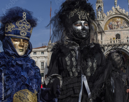 Photography Venice Masks of the Carnival edition 2020 before its interruption due to the spread of coronavirus disease COVID-19