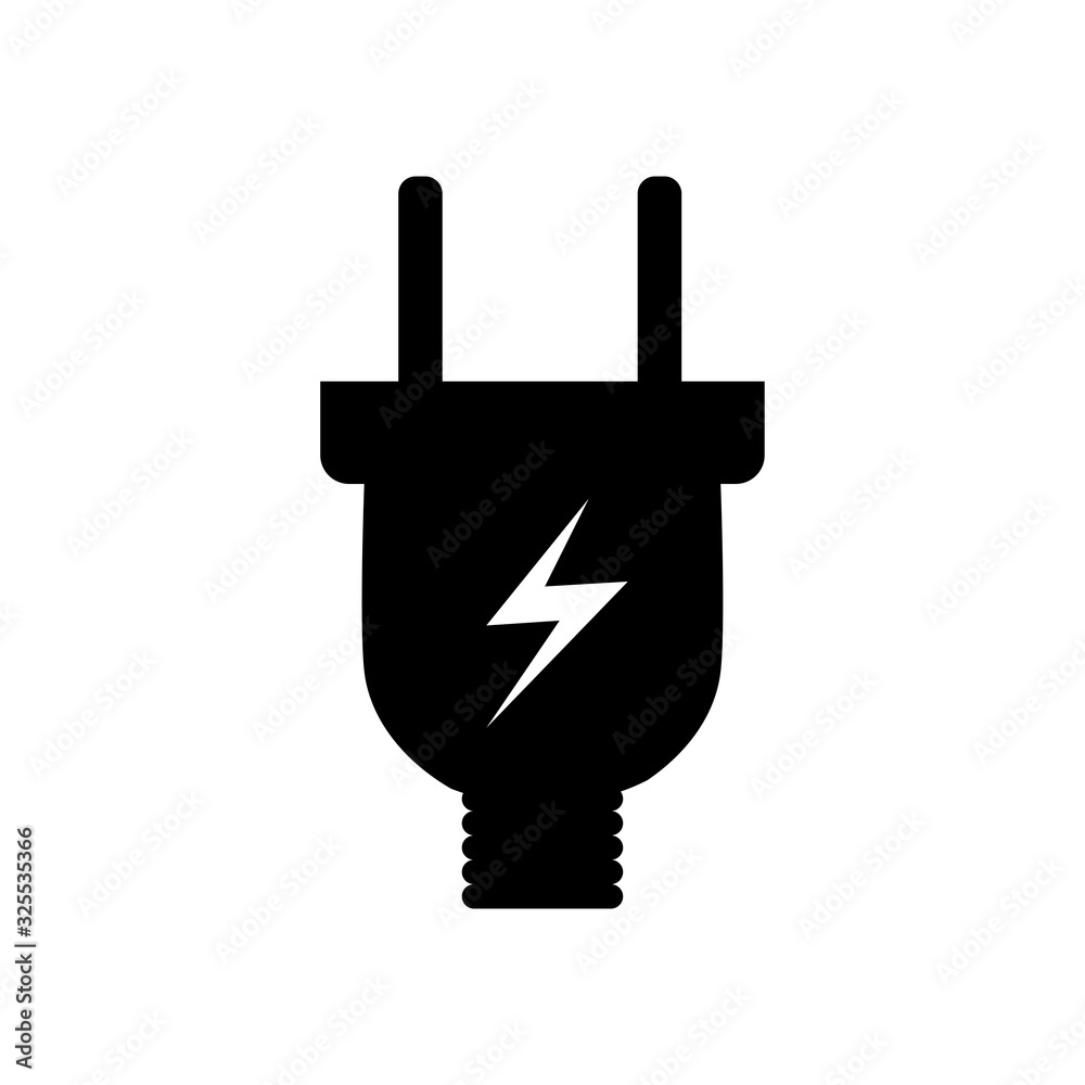 Electric plug icon Electric plug icon