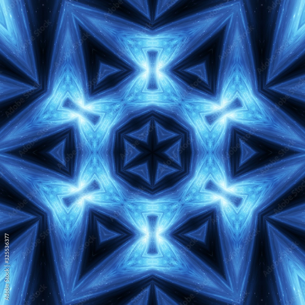 Abstract Fractal Kaleidoscope Pattern Texture for Wallpaper or Tiles Floor Abstract Fractal Kaleidoscope Pattern Texture for Wallpaper or Tiles Floor