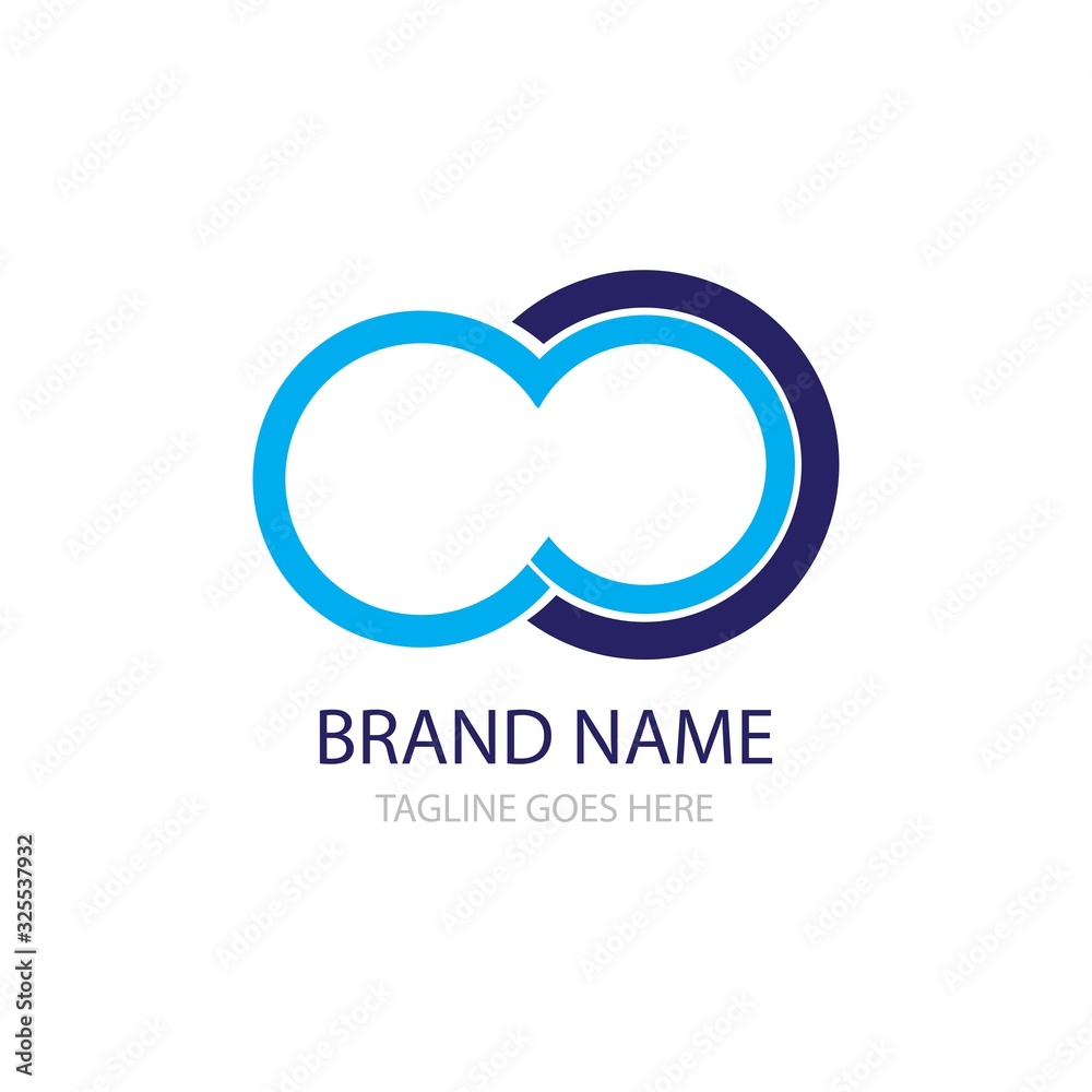 blue infinity logo vector blue infinity logo vector