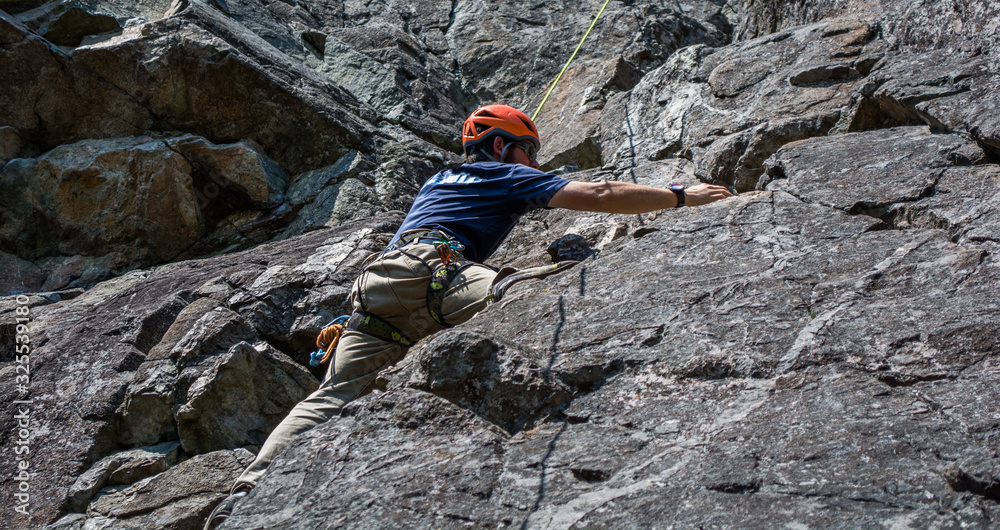 rock climber traditional trad climbing
