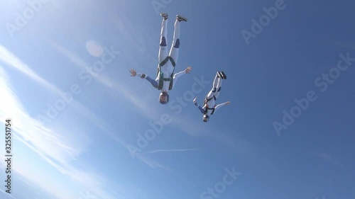 Skydivers over Deland FL, USA