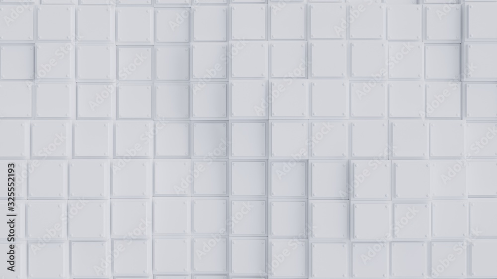 White square pattern background. White square pattern background.
