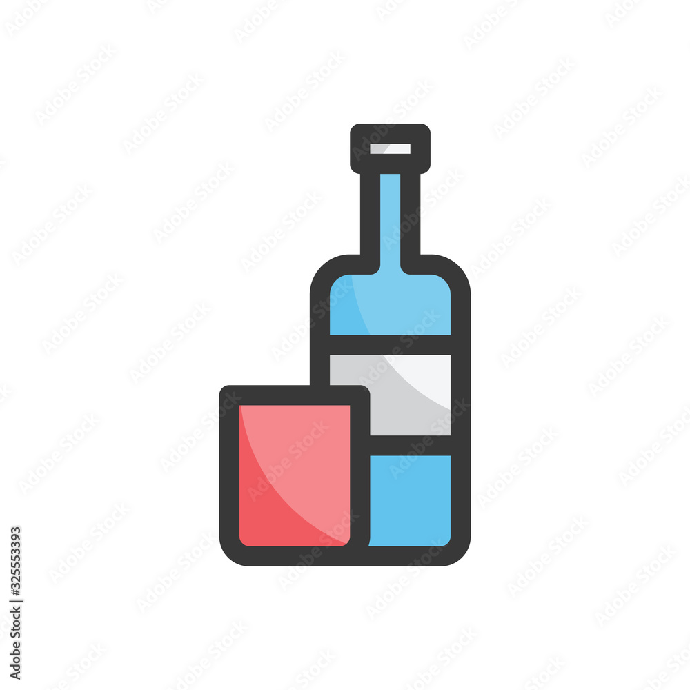 alcohol icon logo vector illustration alcohol icon logo vector illustration