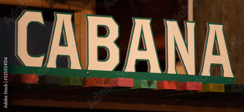 Cabana Sign