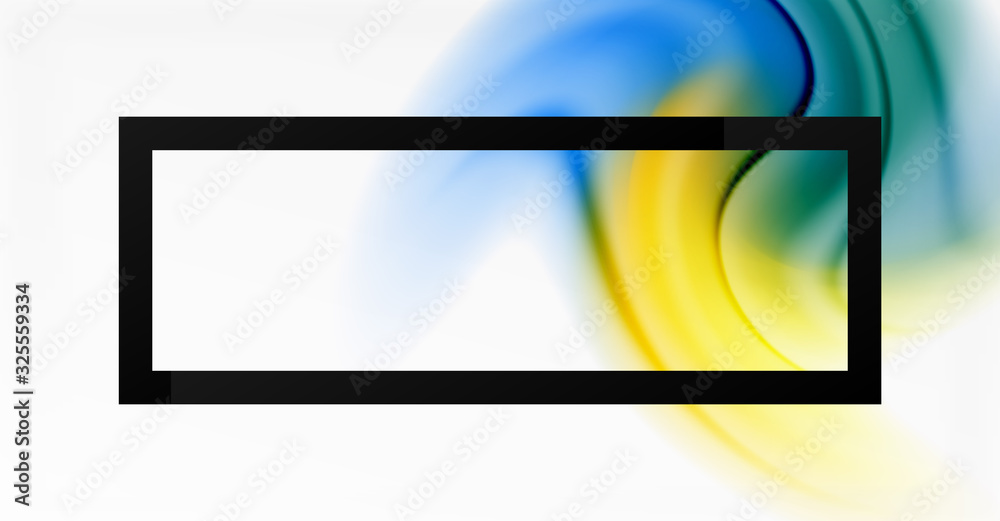 Naklejka premium Abstract background, fluid mixing gradient liquid style colors composition. Vector Illustration For Wallpaper, Banner, Background, Card, Book Illustration, landing page