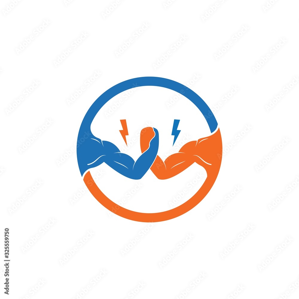 arm wrestling vecor icon illustration design arm wrestling vecor icon illustration design