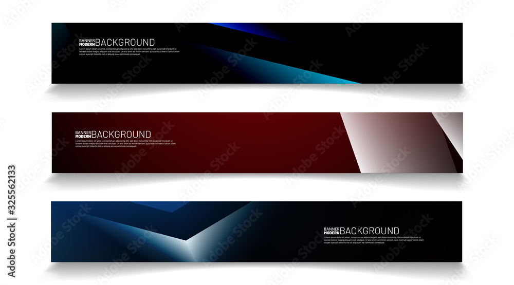 Modern web banner background. abstract vector template design. light effect illustration Modern web banner background. abstract vector template design. light effect illustration