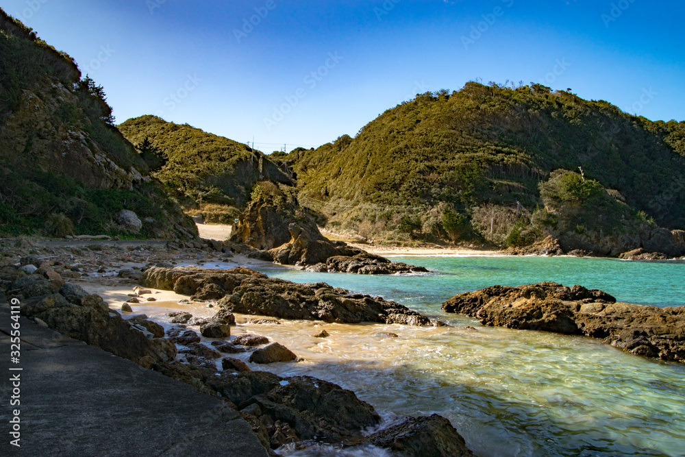Obraz premium 九十浜海水浴場