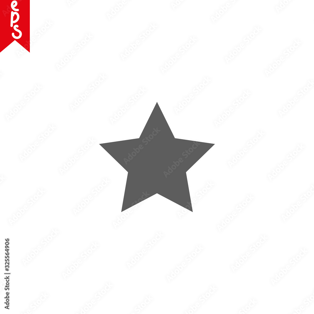 Star Icon in trendy flat style isolated on grey background. Rating symbol for your web site design, logo, app, UI. Vector illustration, EPS10 Star Icon in trendy flat style isolated on grey background. Rating symbol for your web site design, logo, app, UI. Vector illustration, EPS10