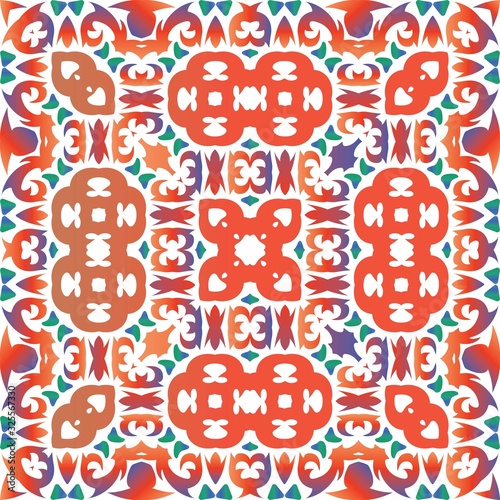 Decorative color ceramic talavera tiles.