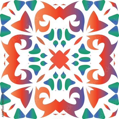 Decorative color ceramic talavera tiles.