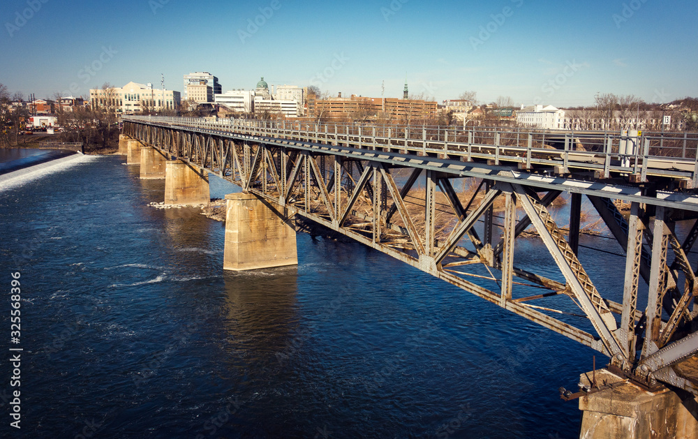 bridge over the river