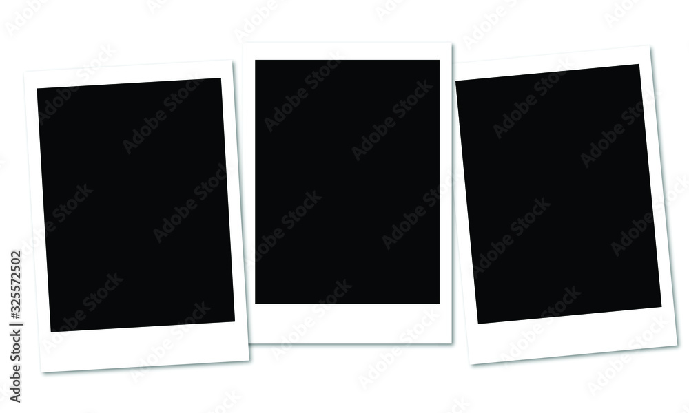 photo frames on white background photo frames on white background