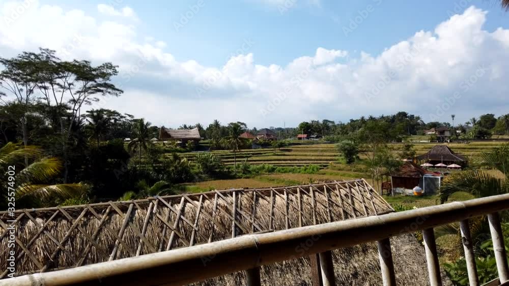 Time lapse View of Ubud Rice Terraces, Bali Time lapse View of Ubud Rice Terraces, Bali