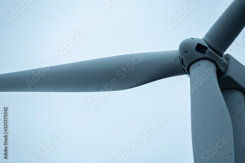 Overcast Evening Windmill Blades