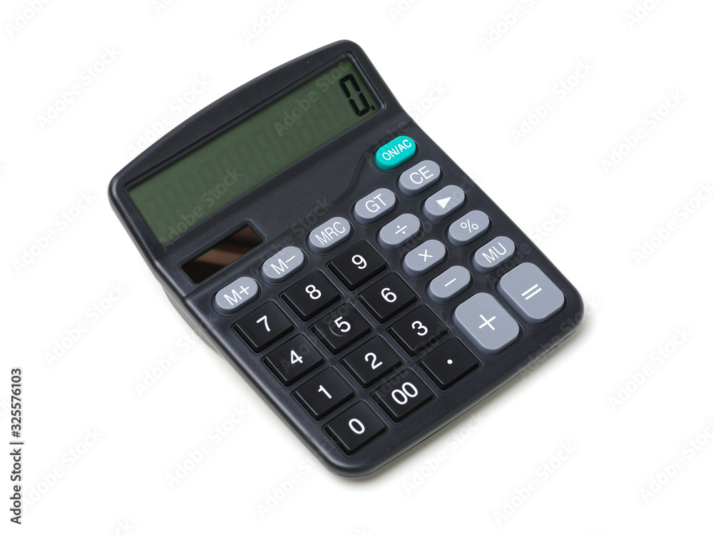 Calculator isolated on white background Calculator isolated on white background