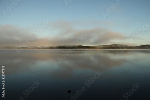 reflejo de las nubes