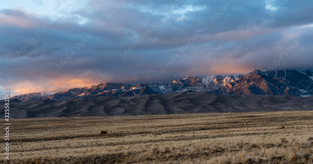 Sunset Over Colorado's Great Sand Dunes