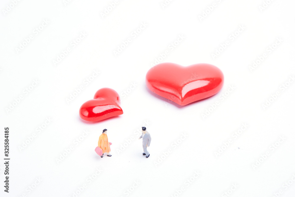 Two red hearts Two red hearts