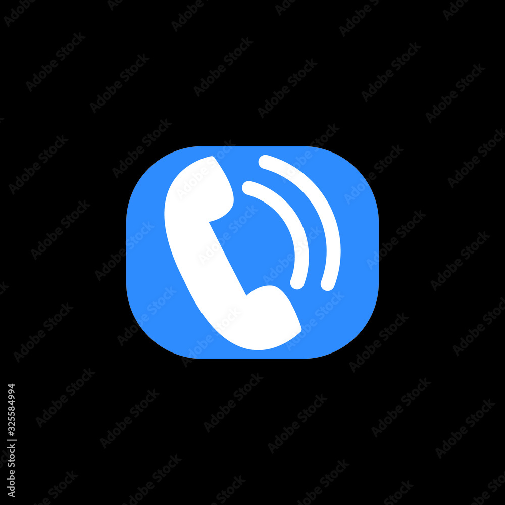 phone icon on white background phone icon on white background