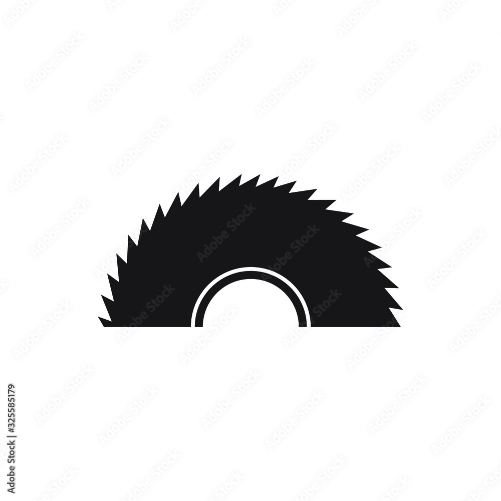 Saw circle icon design. vector illustration Saw circle icon design. vector illustration