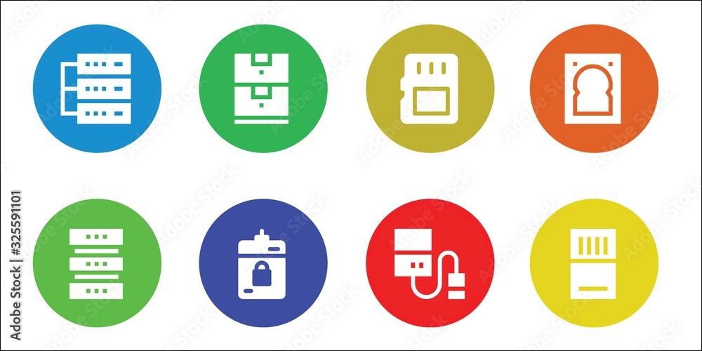 Modern Simple Set of backup Vector filled Icons Modern Simple Set of backup Vector filled Icons
